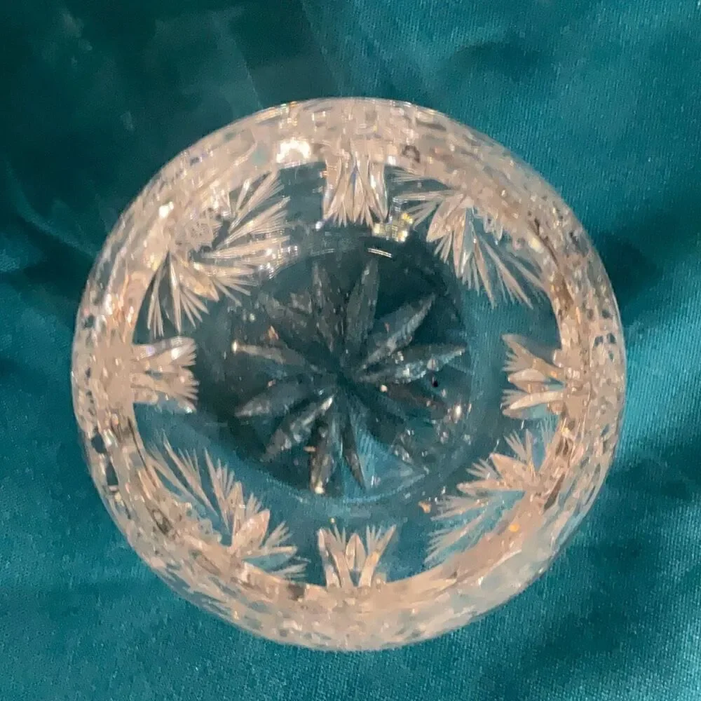 Crystal Rose Bowl Set